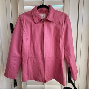 Worthington Pink Leather Jacket